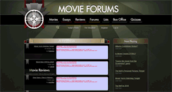 Desktop Screenshot of movieforums.com