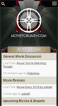 Mobile Screenshot of movieforums.com